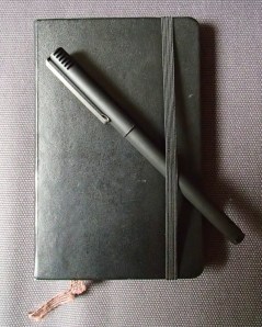 Moleskine Notebook and Pen