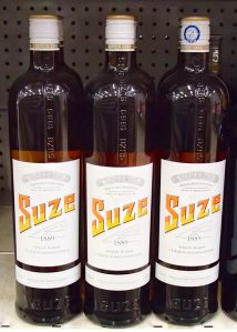 Bottles of Suze