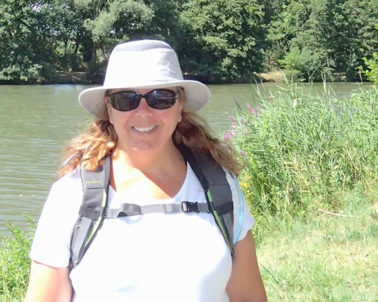 Tracy training for the Camino de Santiago