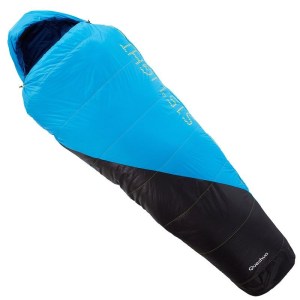 15° Light Hiking Sleeping Bag, Blue by Quechua