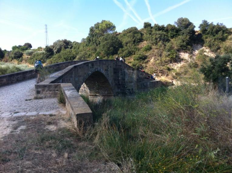 Medieval bridge over Rio Salido (Salt River)