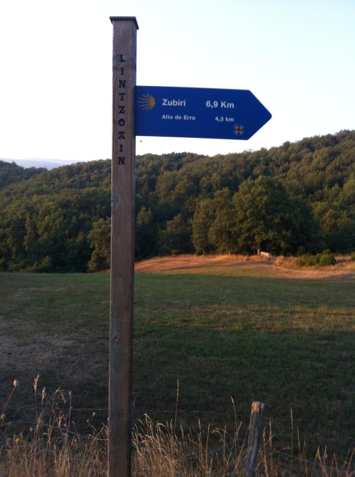 Signpost for Zubiri