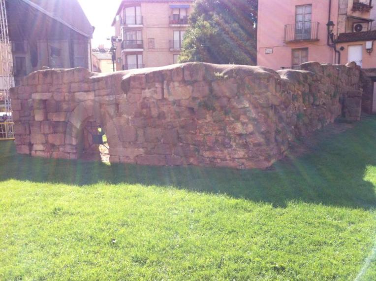 Ruins of a medieval church in Najera