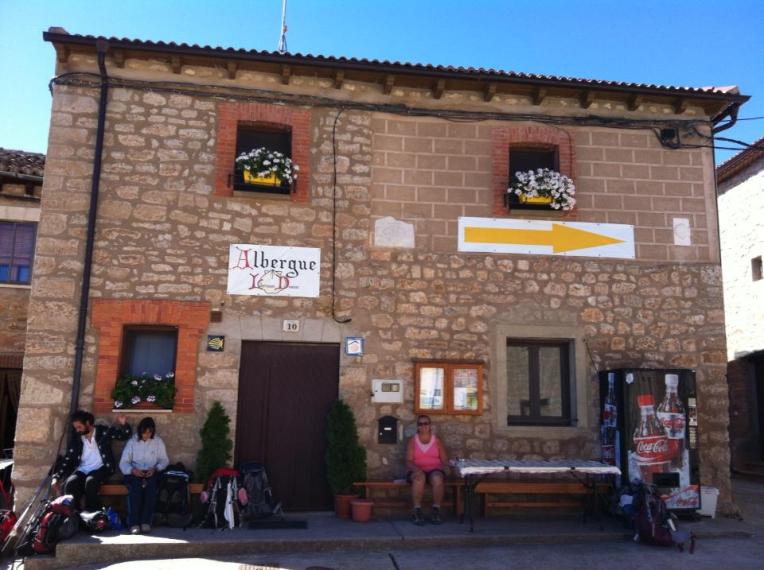 Our albergue in Rabe de las Calzados 