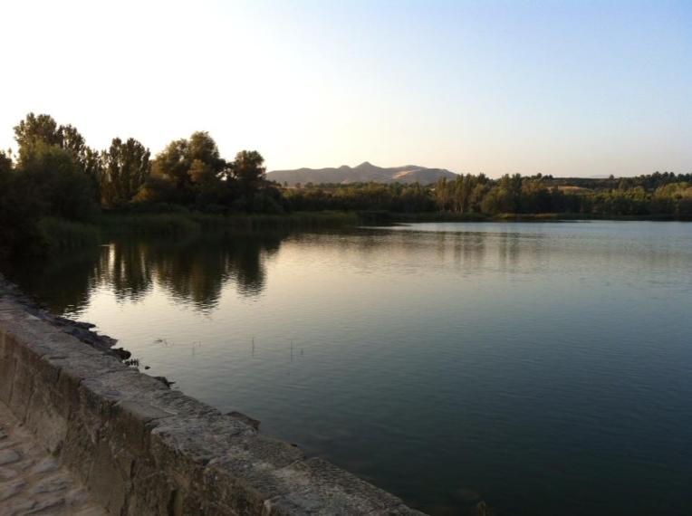 Pantano de la Grajera reservoir near Logrono