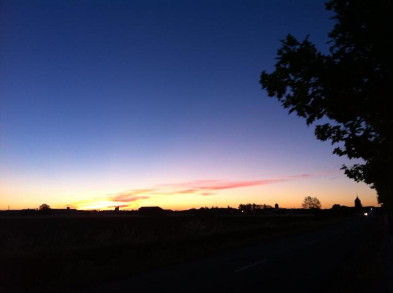 Sunrise near El Burgo Ranero