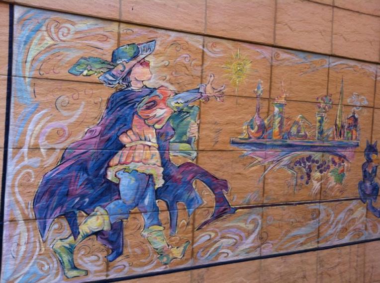 Camino art in Logrono