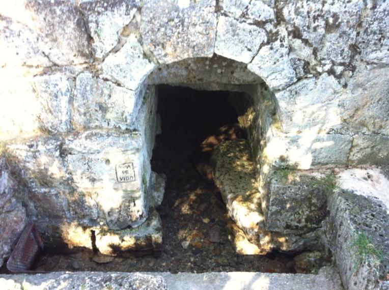 Aqua de Vita fountain at San Bol