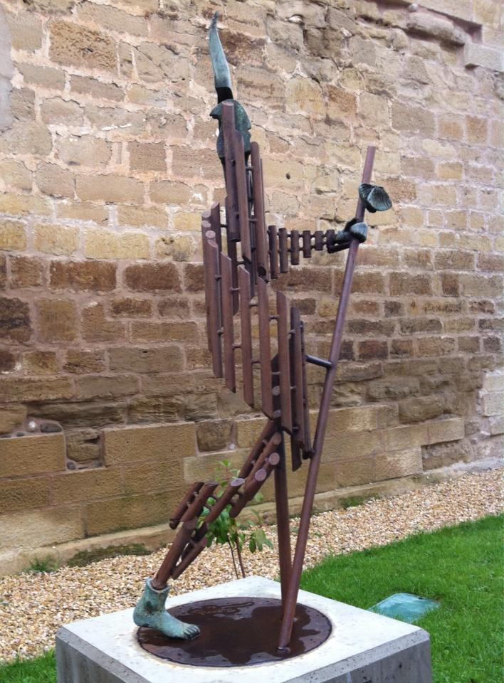 Pilgrim sculpture in Santo Domingo de la Calzada