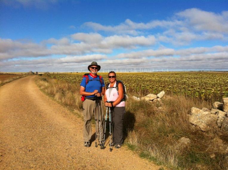 Alan and Tracy on the Meseta