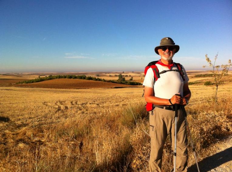 Alan on the trail from Ledigos