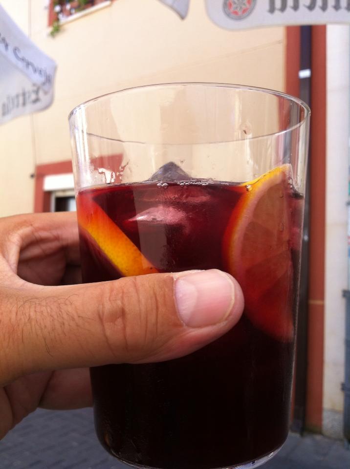 Spanish Sangria in Mansilla de las Mulas
