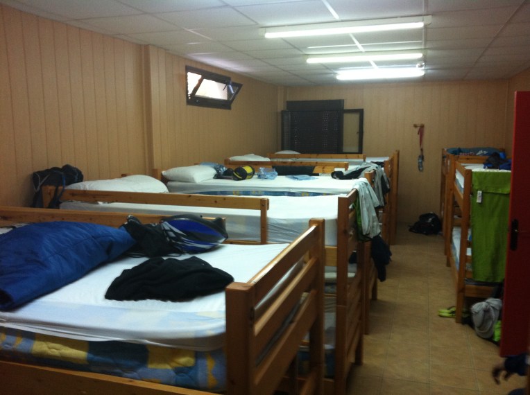 Our room at the A Santiago albergue in Belorado
