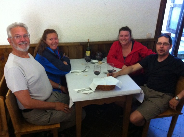 Dinner with Jeffrey and Michelle at San Anton Abad hostel and hotel