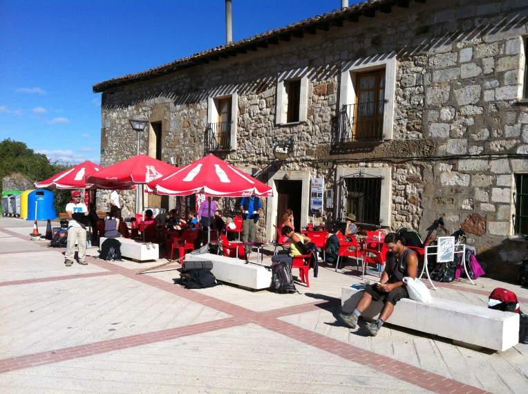 La Herera bar/restaurant, a popular pilgrim stop in San Juan de Ortega