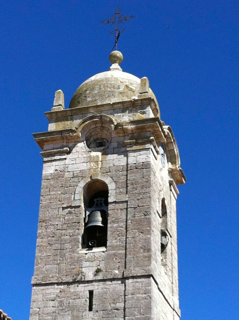 Bell tower of the Iglesia de Santa Marina, 13th century, Rabe de las Calzados