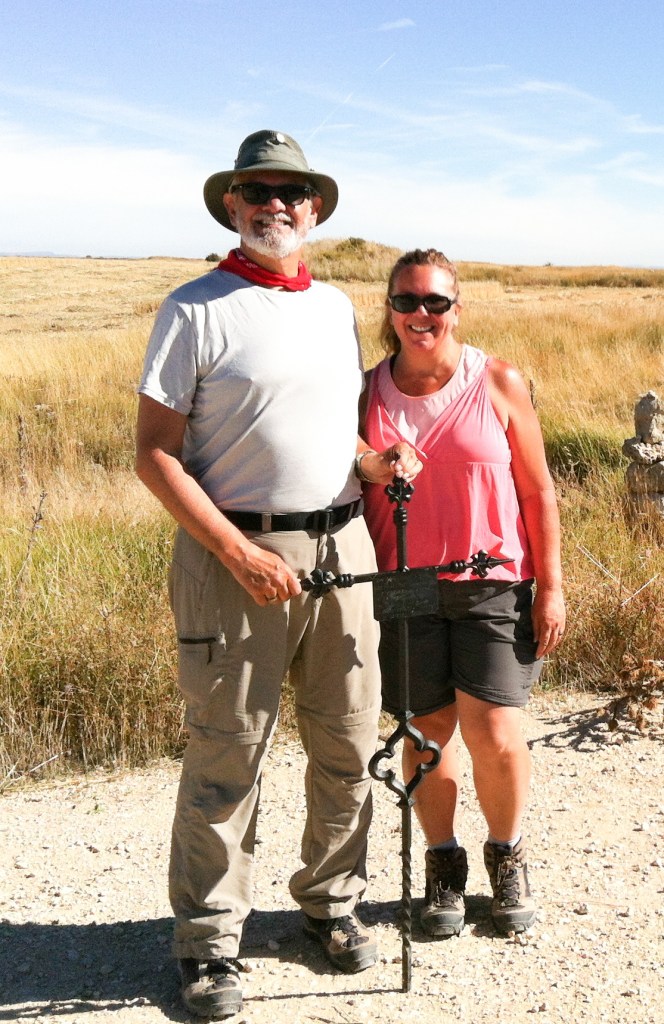 Alan and Tracy with Iron Cross atop "Liar's Hill"