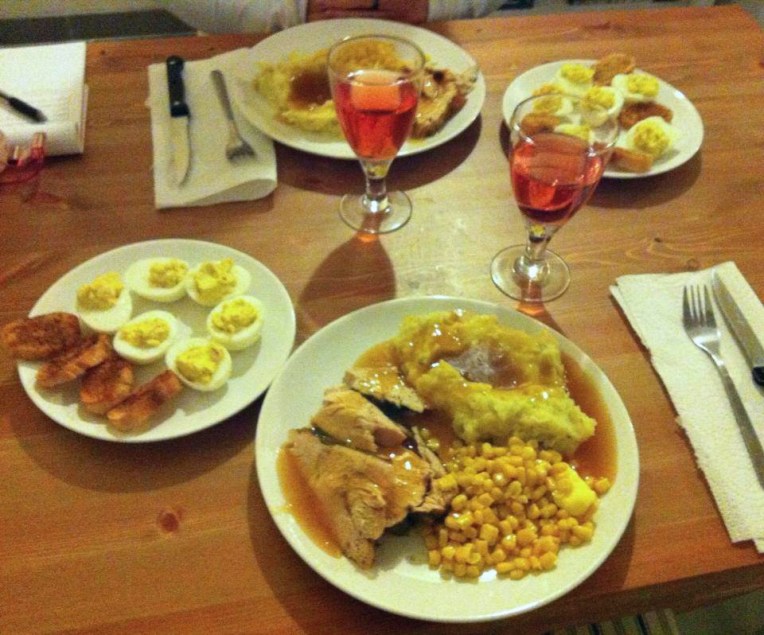 Thanksgiving dinner 2013