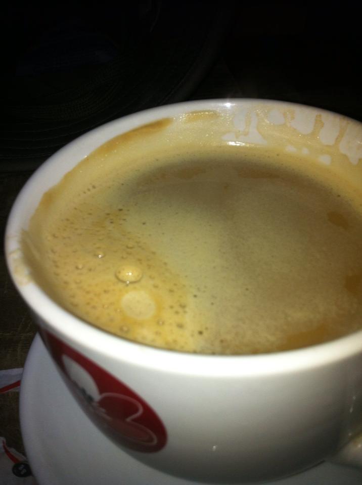 Café grande – yummy! – San Martín del Camino