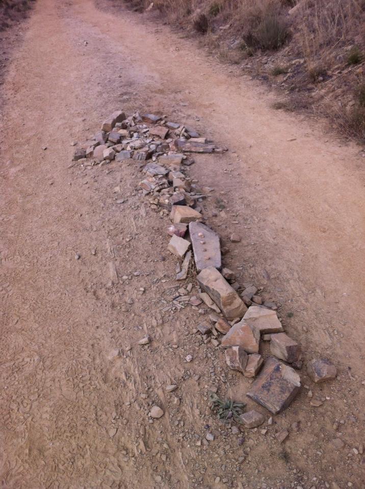 Camino art, trail outside of Santa Catalina de Somoza