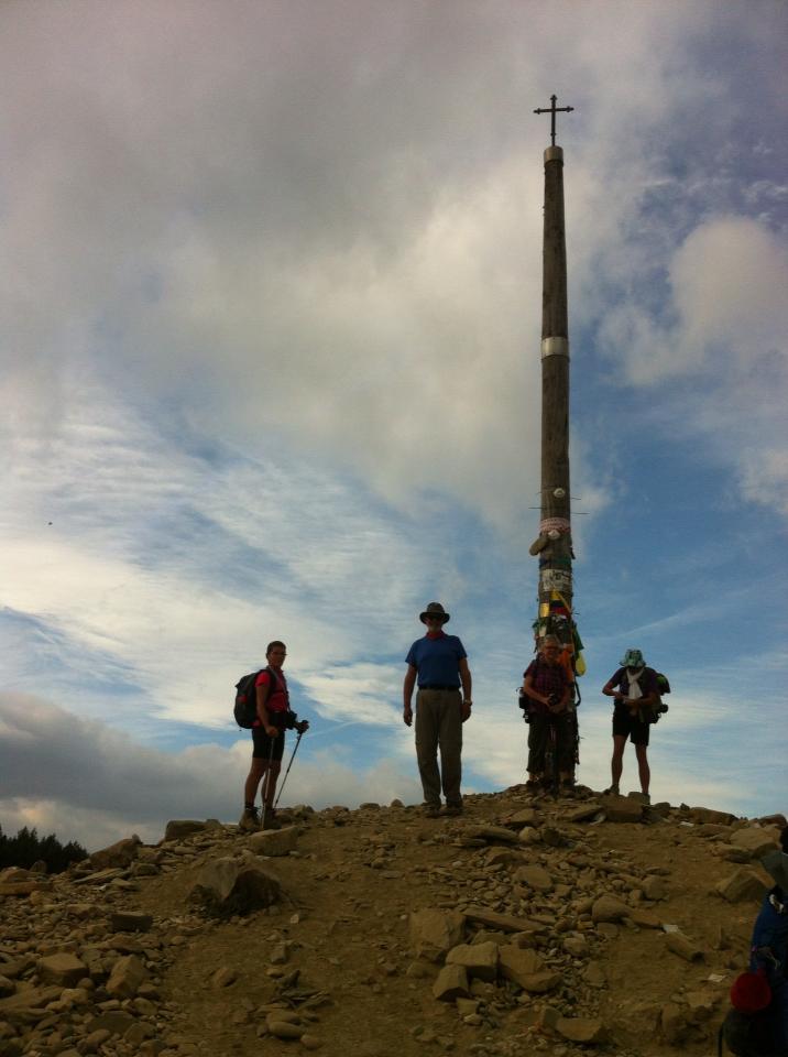 Alan at Cruz de Ferro