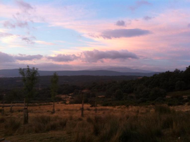 Sunrise outside of Rabanal del Camino