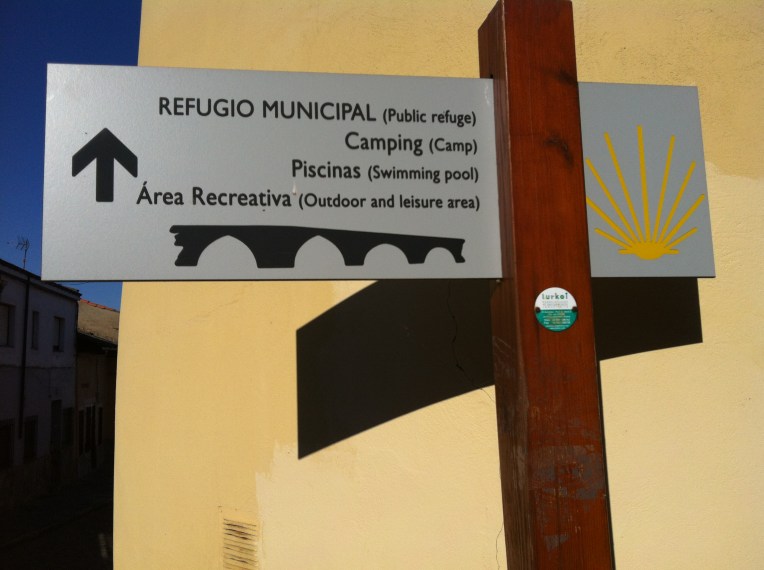 Camino marker, Hospital de Orbigo