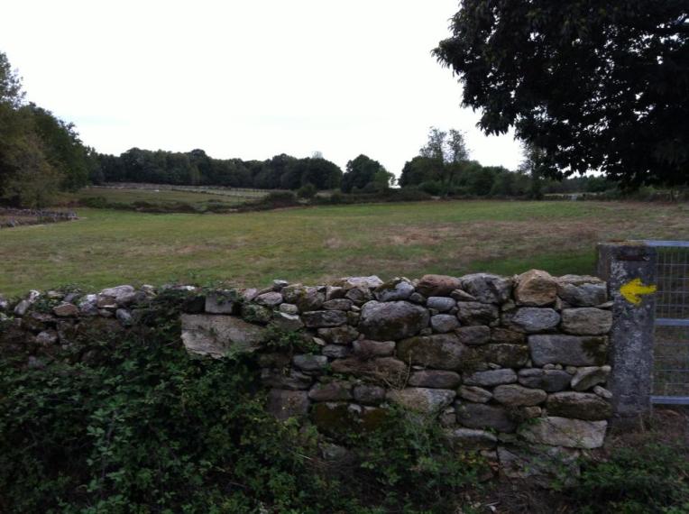 Rock wall near Leiman