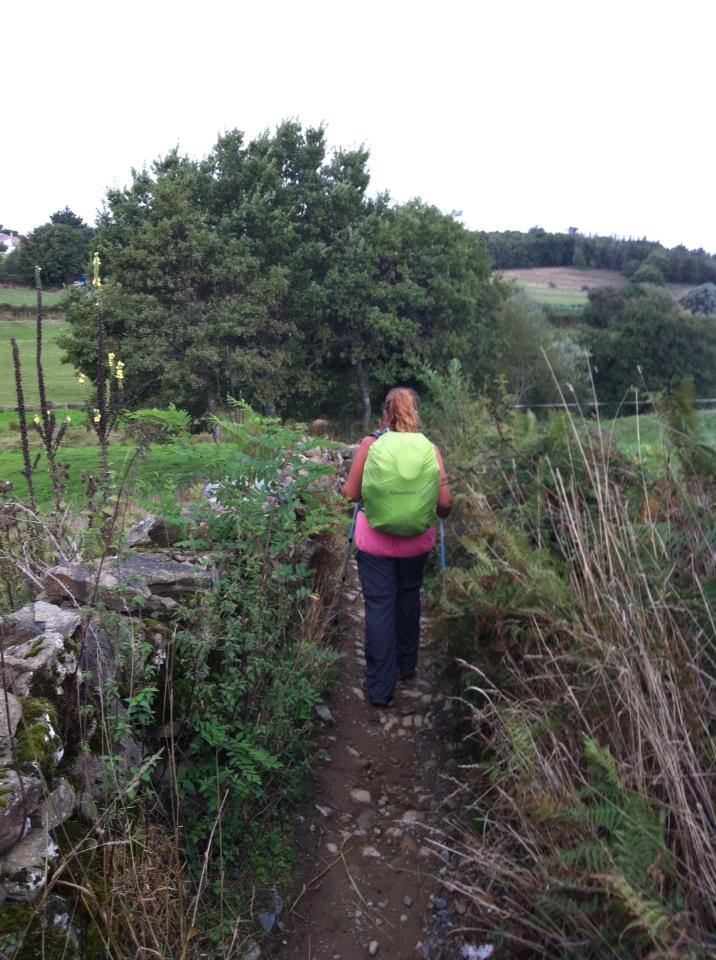 Tracy on trail near Eixere