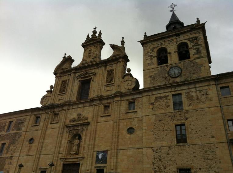 Façade of Iglesia San Nicolas, 17th century, Villafranca del Bierzo