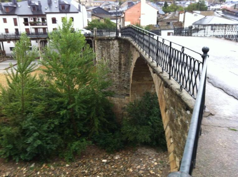 Medieval bridge in Villafranca del Bierzo