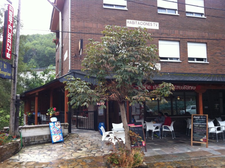 Our hostel in La Portela de Valcarce