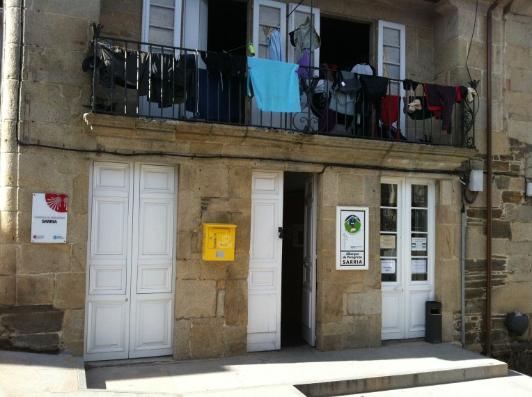 The municipal albergue in Sarria