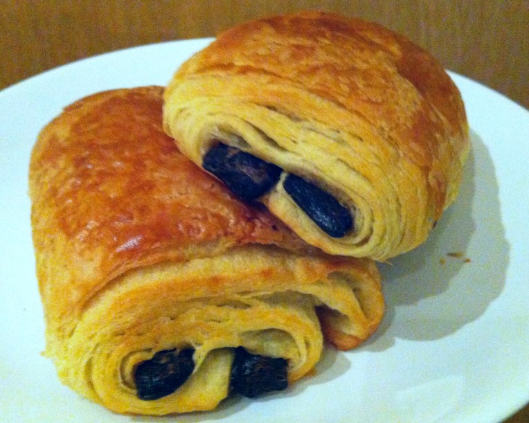 Our favorite breakfast pastry, the Pain au Chocolat also locally called a chocolatine.