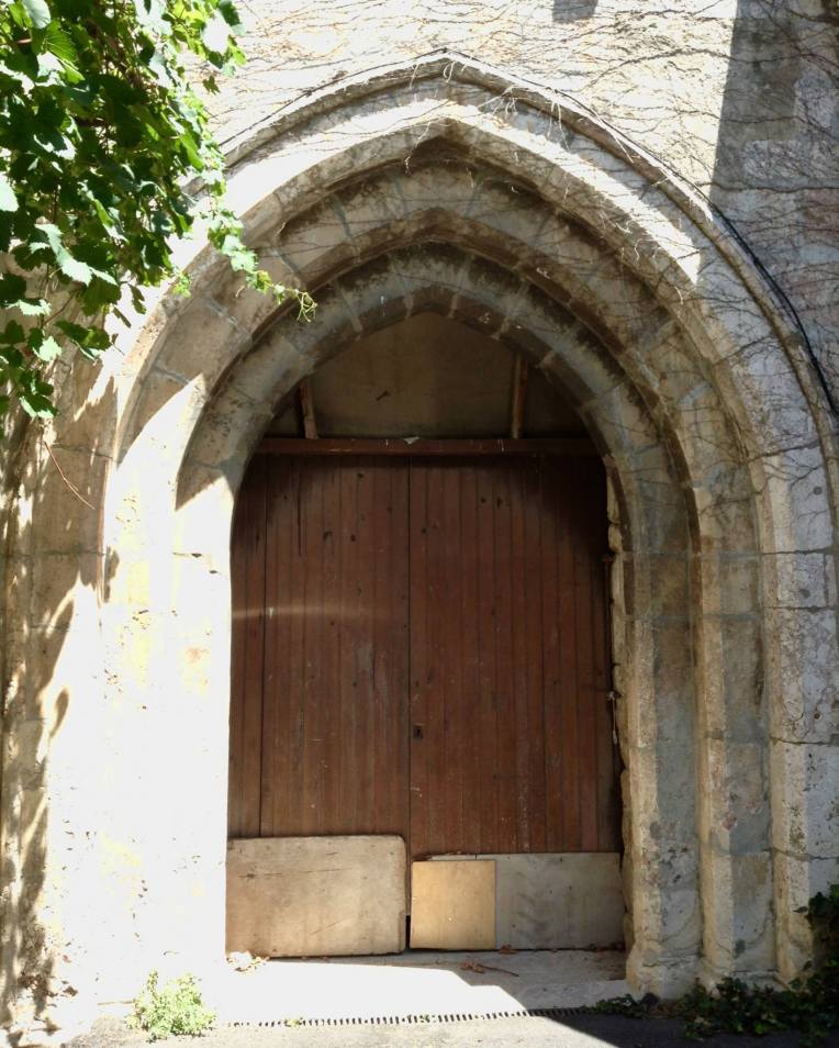 Side entrance of the original hospice.