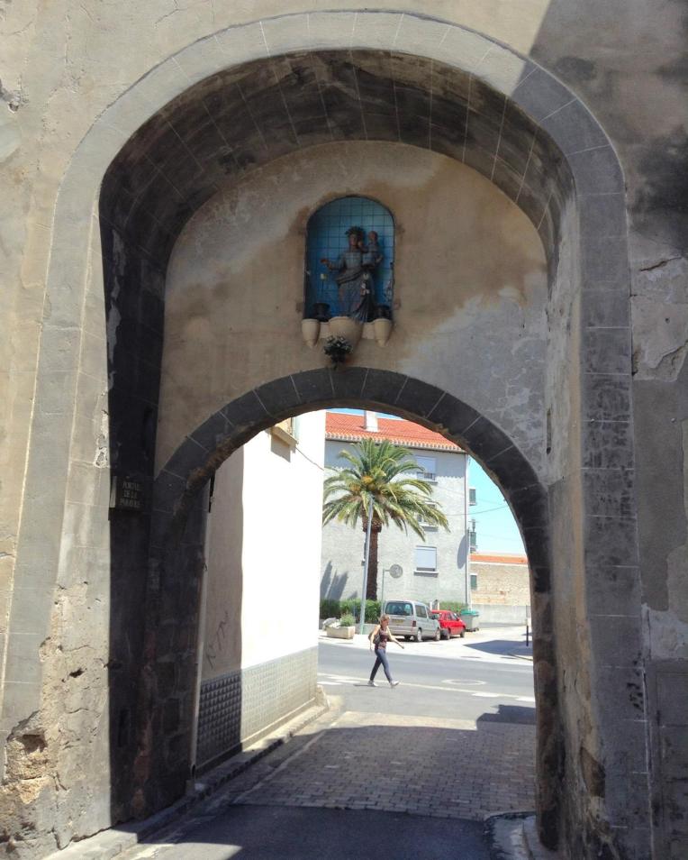 The xxx Gate which allowed entrance into the city near the Hospice from inside the ramparts.