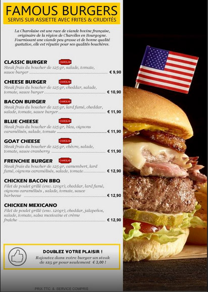 Burger Menu