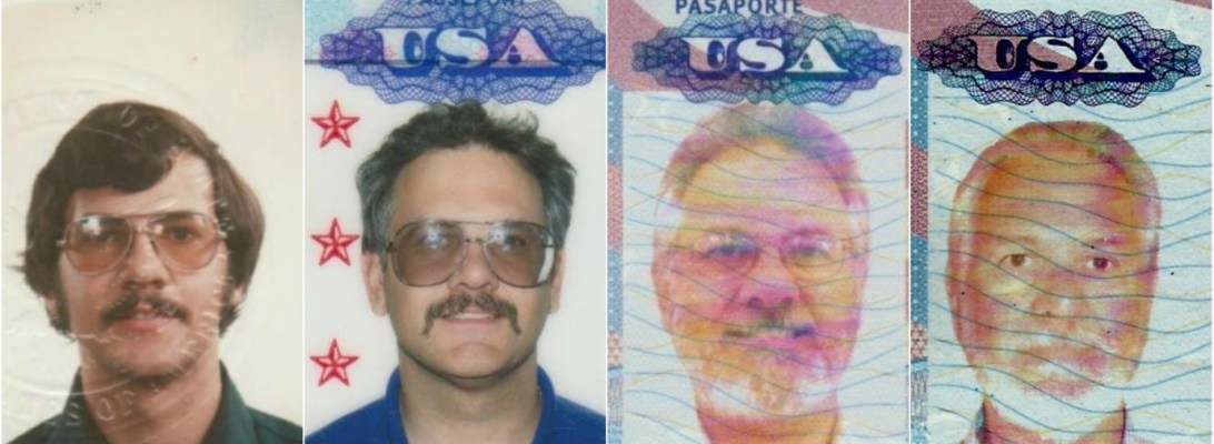 Some passport photo over about 40 years.